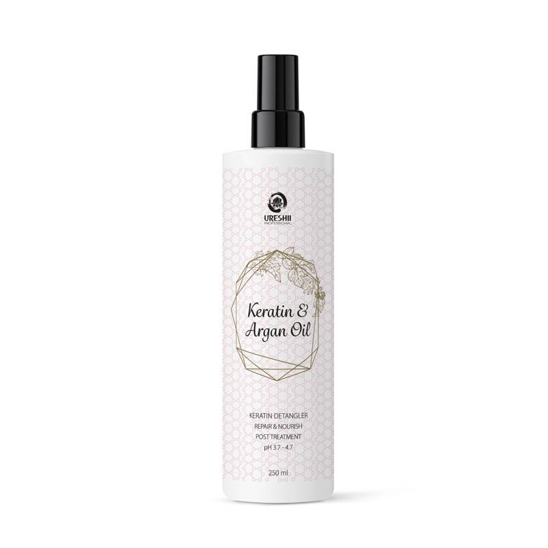 URESHII Keratin & Argan Oil Detangler /250ml