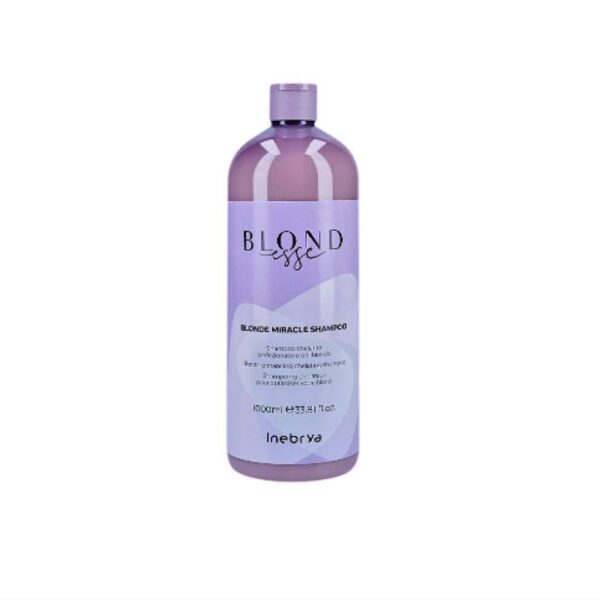 INEBRYA BlondEsse Blond Miracle – Shampoo /1000ml — Zdjęcie produktu 01