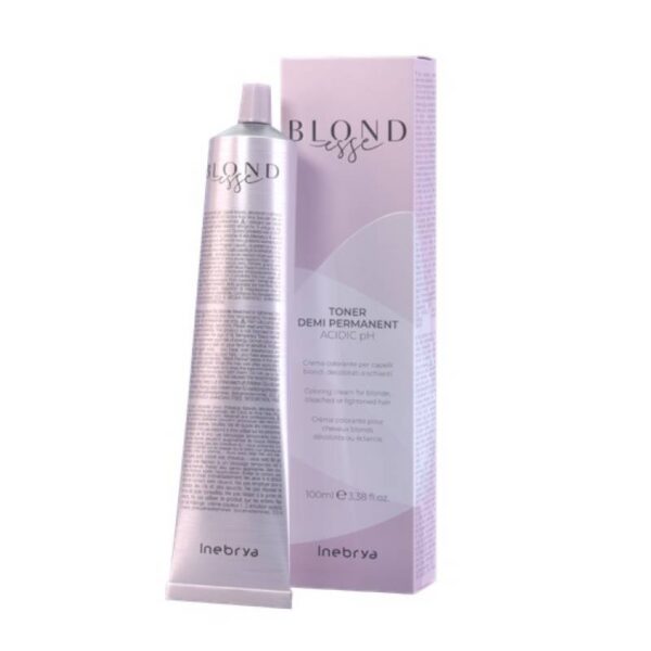 INEBRYA BlondEsse Toner Demi Permanent – DT06 Powder Rose Pearl /100ml — Zdjęcie produktu 01