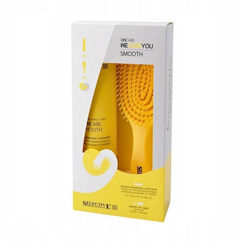 ONcare We Care You SMOOTH KIT shampoo 275ml+szczotka