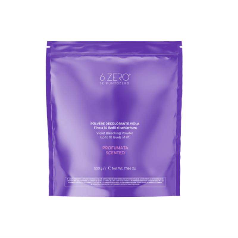 6.ZERO Rozjaśniacz Viola Powder Perfumowany 10 tonów /500g