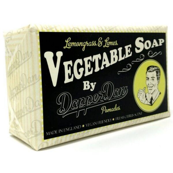 DAPPER DAN Lemongrass&Limes Vegetable Soap – Mydło /190g — Zdjęcie produktu 01