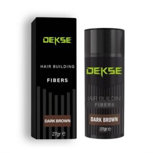 Dekse Hair Building Fibers Dark Brown zagęszczacz włosów /27g