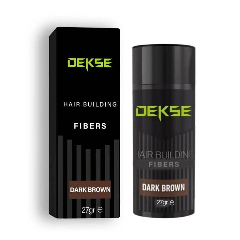 Dekse Hair Building Fibers Dark Brown zagęszczacz włosów /27g