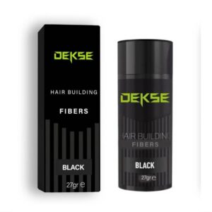 Dekse Hair Building Fibers Black zagęszczacz włosów /27g