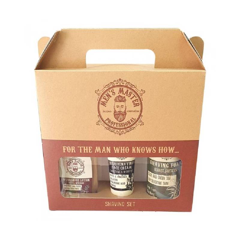 MEN'S MASTER Zestaw Face Cream+Aftershave Lotion+Shaving Foam