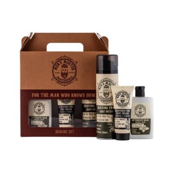 MEN’S MASTER Zestaw Face Cream+Aftershave Balm+Shaving Foam — Zdjęcie produktu 01