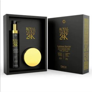BEOX Royal Gold 24K kit - zestaw pozabiegowy keratin / 250ml + 240g